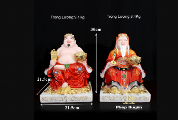 Tượng Thần Tài đá Cẩm Thạch